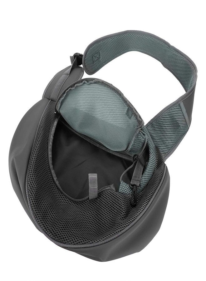 IBLUELOVER Dog Sling Carrier Hand-Free Puppy Carrier Purse Breathable Mesh Pet Chest Bag Adjustable Outing Pet Travel Sling Bag for Small Dogs Cats Rabbits(Under 10 lbs) - Image 4